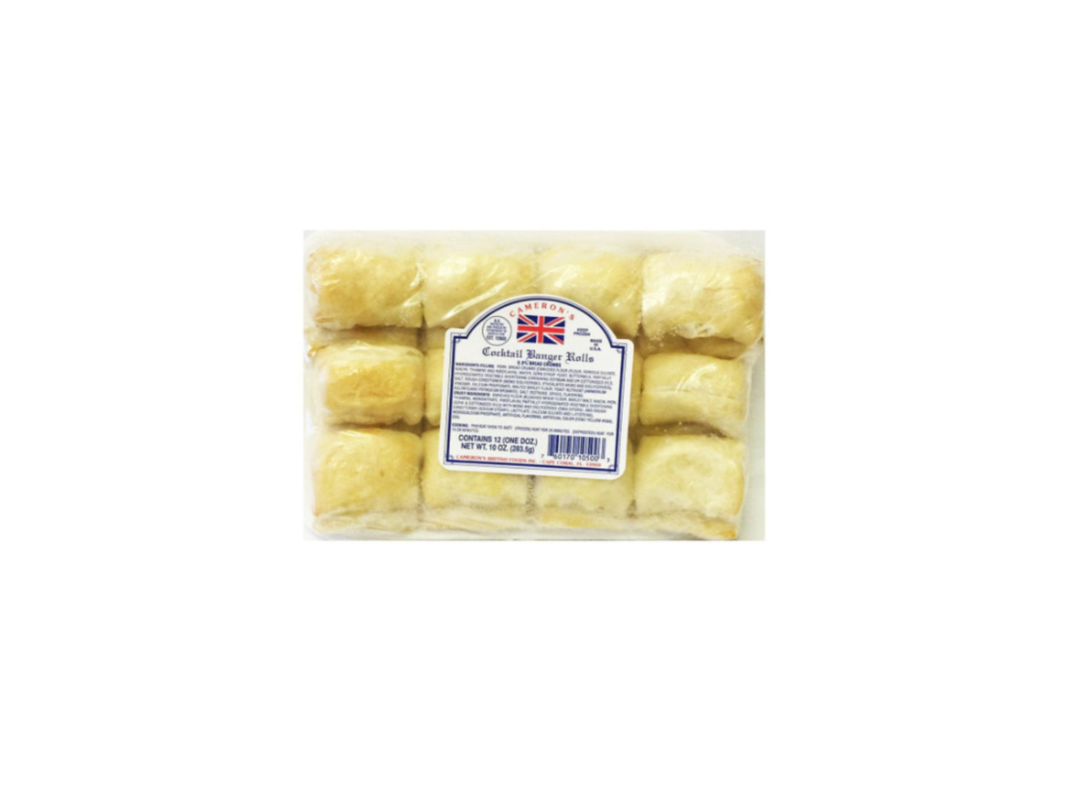 Camerons Cocktail Banger rolls