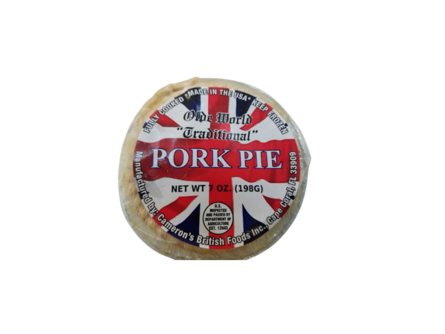Camerons Old World Pork Pie